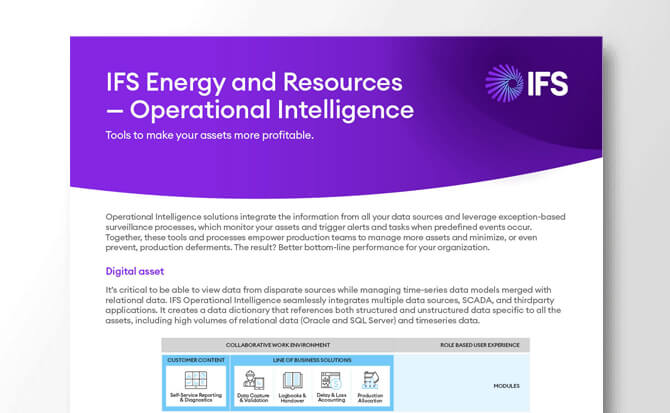 IFS Operasyonel Zeka: Broşür